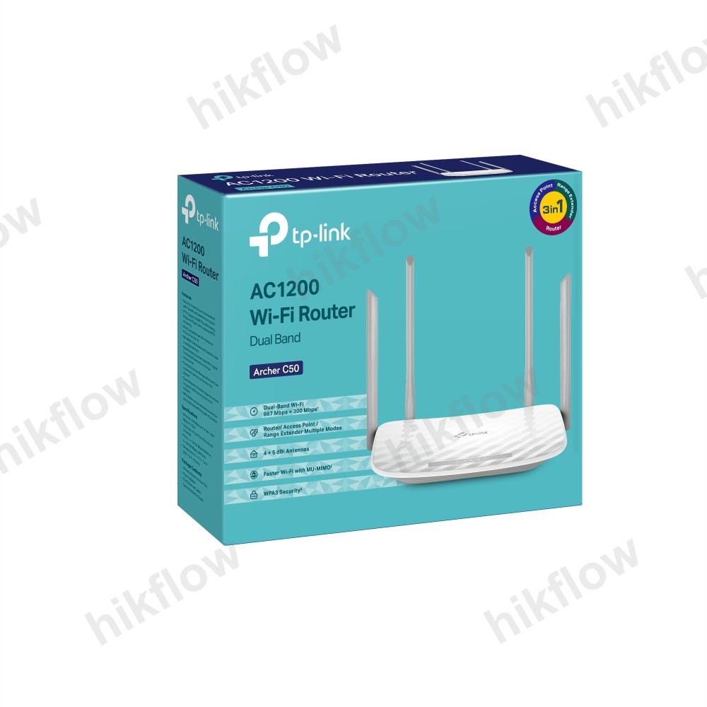 TP-Link Archer C50 V6 AC1200 Dual Band Router