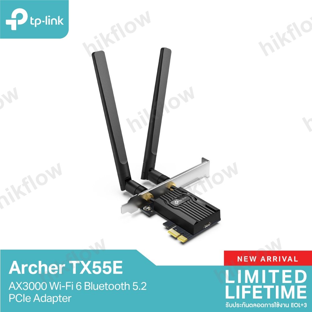 TP-Link Archer TX55E AX3000 Wi-Fi 6 Bluetooth 5.2 PCIe Adaptör