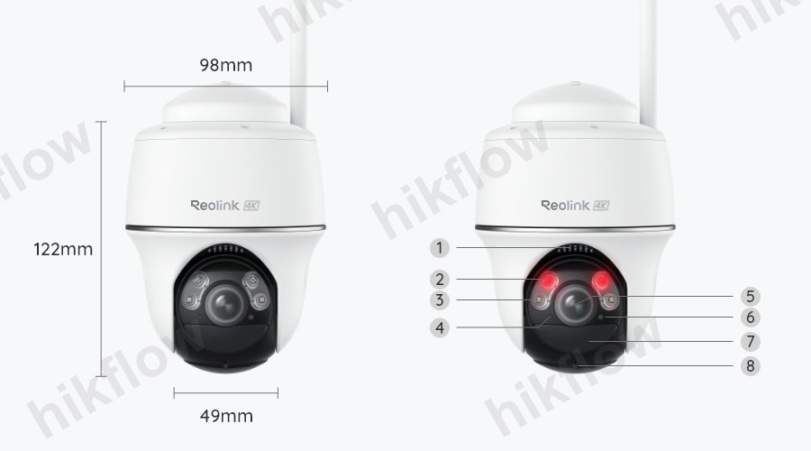 Reolink Argus PT 4MP Akıllı Kablosuz Güvenlik Kamerası