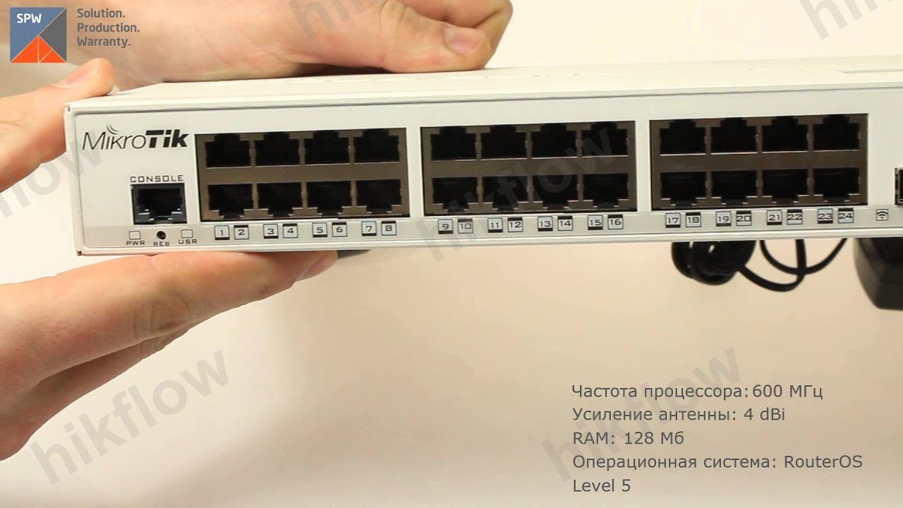 MikroTik CRS125-24G-1S-2HnD-IN Switch