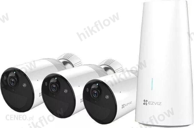 Ezviz CS-BC1-B3 2MP Kablosuz Bataryalı 3'lü Kamera Seti