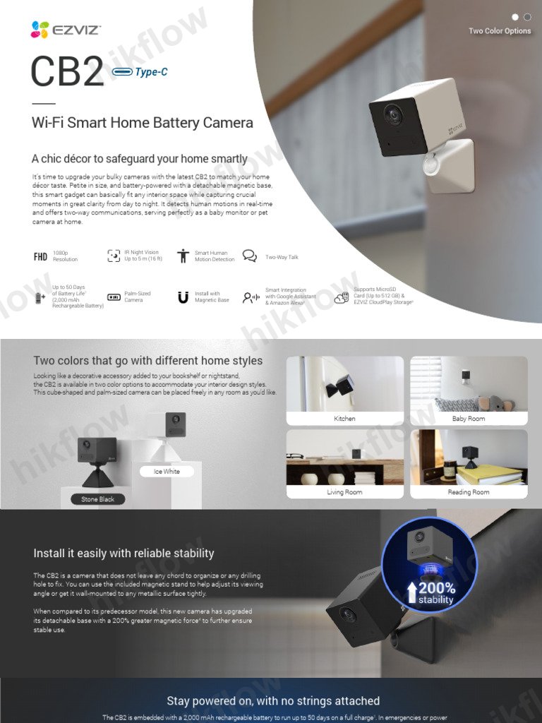 EZVIZ CS-S10-R100-1M4WFK 4MP Çift Lensli PTZ Kamera