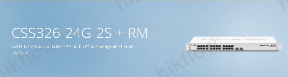 MikroTik CSS326-24G-2S+RM 24 Port Gigabit Switch