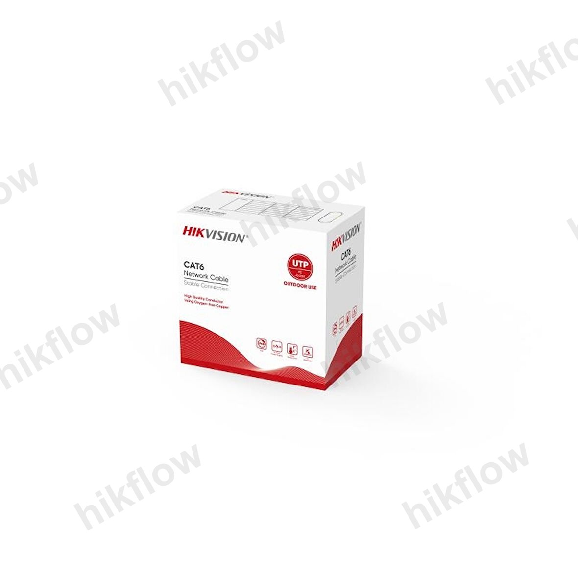 Hikvision DS-1LN6OUSPE Cat6 UTP LSZH Bakır Network Kablosu