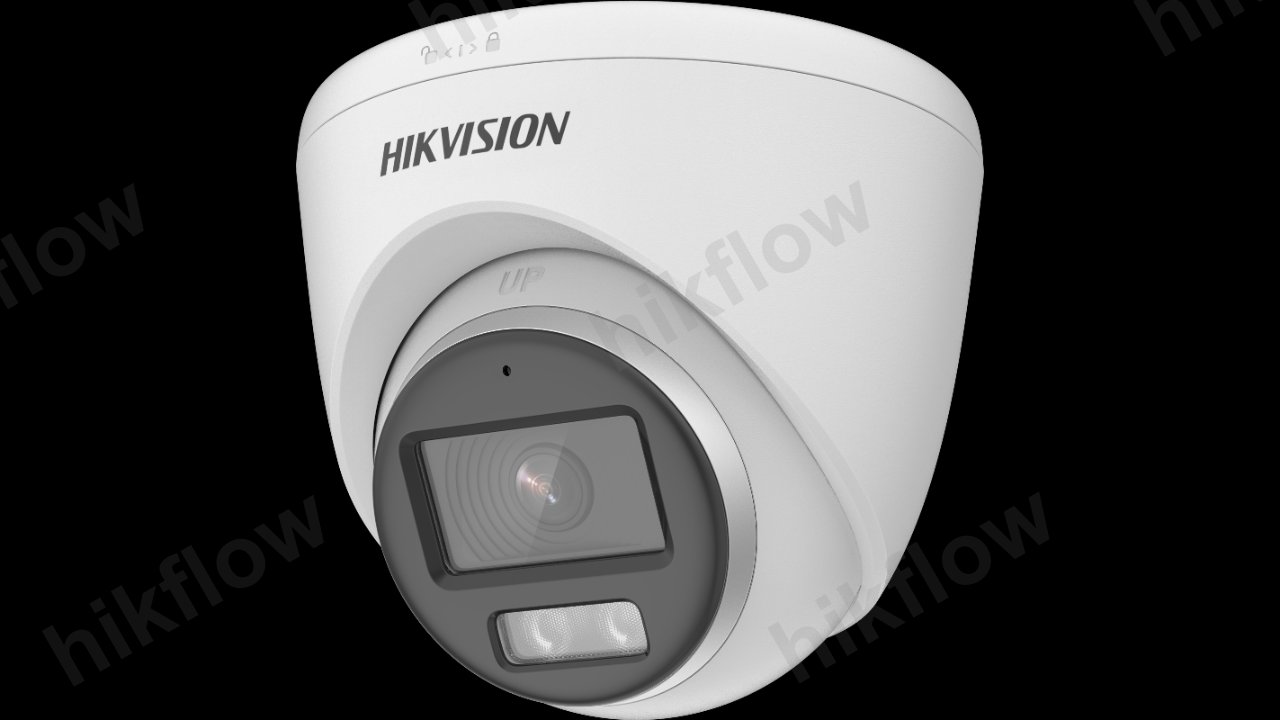 Hikvision DS-2CE72KF0T-FS 3K ColorVu Sesli Turret Kamera