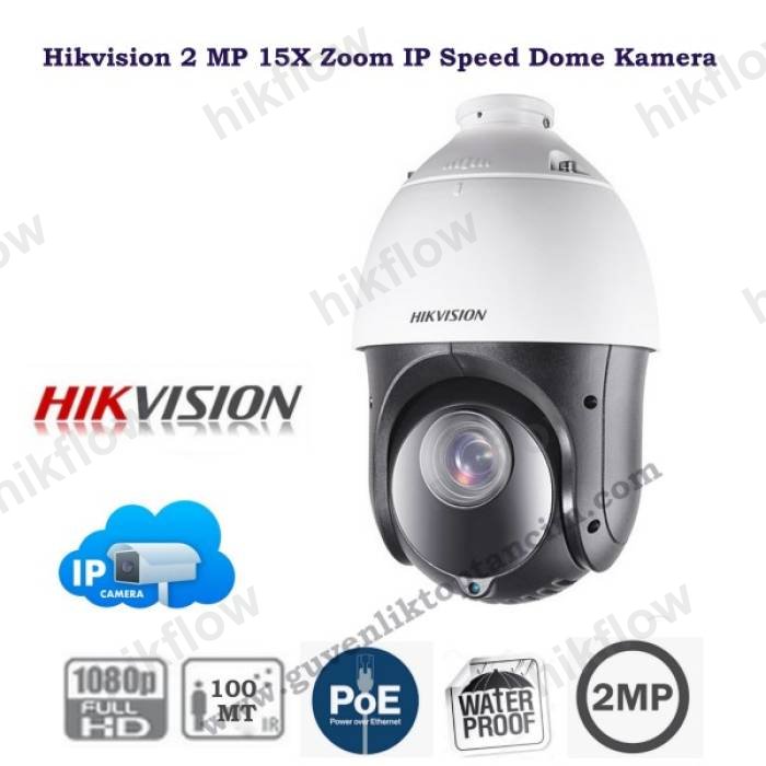 Hikvision DS-2DE4215IW-DE 2 MP 15X DarkFighter IR Ağ Hızlı Dome Kamera