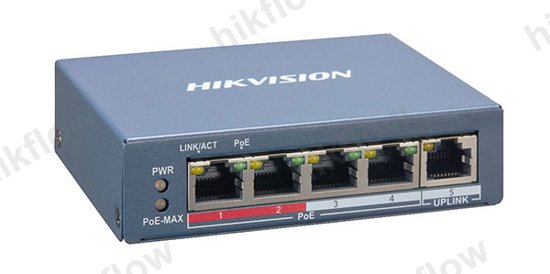 Hikvision DS-3E1105P-EI V2 5 Port Akıllı Yönetilebilir PoE Switch