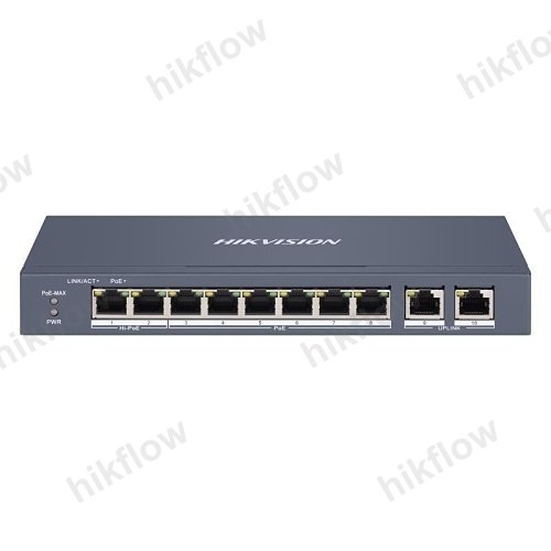 Hikvision DS-3E1310HP-EL 8 Port PoE Switch