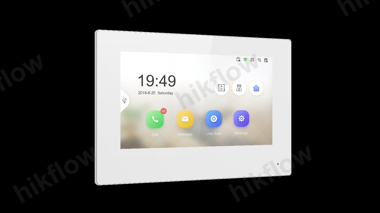 Hikvision DS-KH6320-WTEL 7 inç Dokunmatik İç Ünite