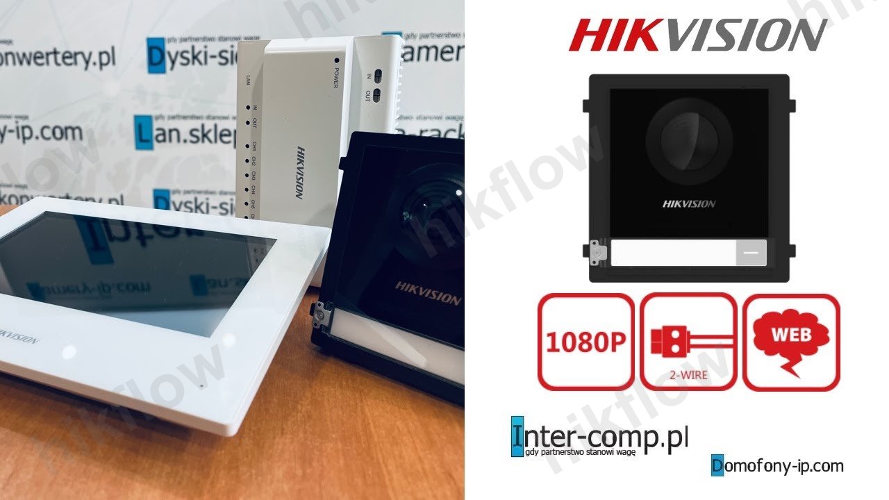 Hikvision DS-KH6320Y-WTE2 7" Dokunmatik Ekranlı IP İnterkom İç Ünite