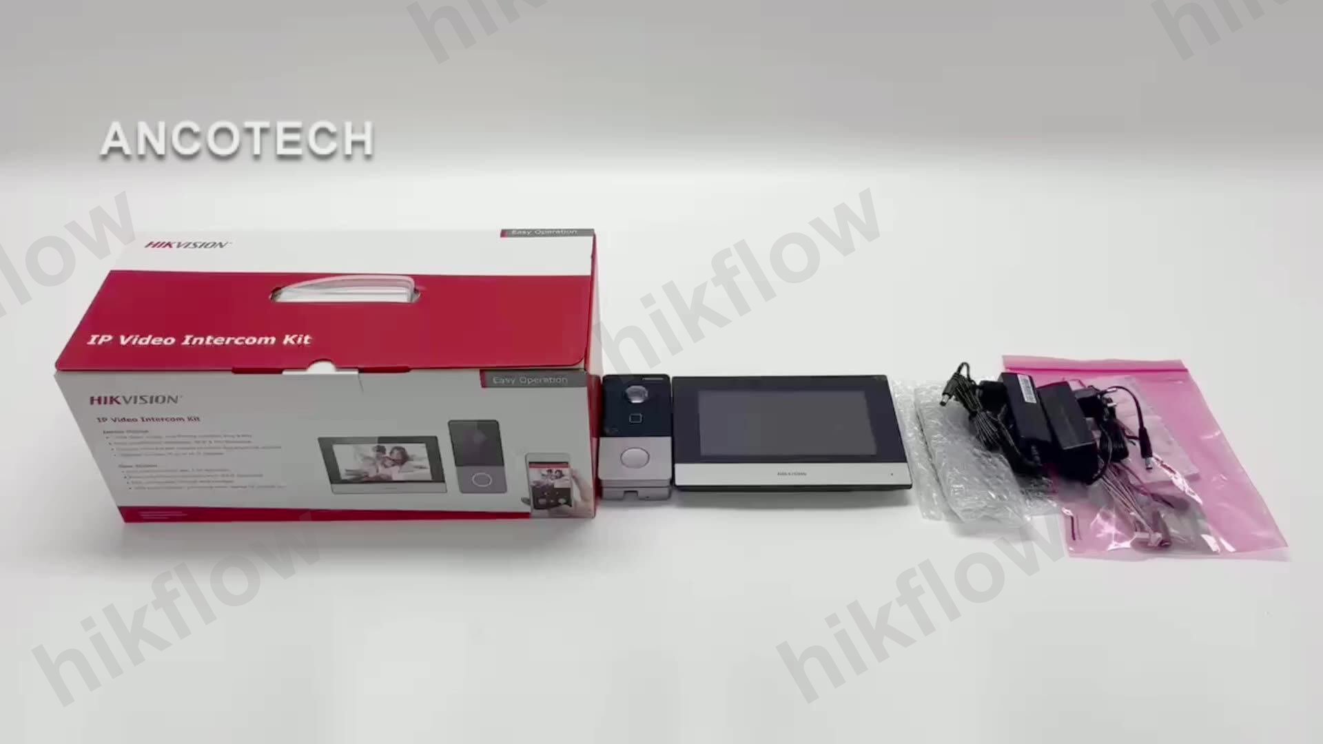 Hikvision DS-KIS603-P(C) IP İnterkom Seti