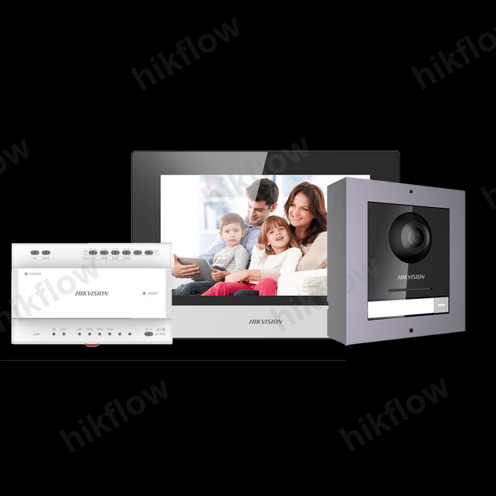 Hikvision DS-KIS702Y İki Kablolu Görüntülü İnterkom Kiti