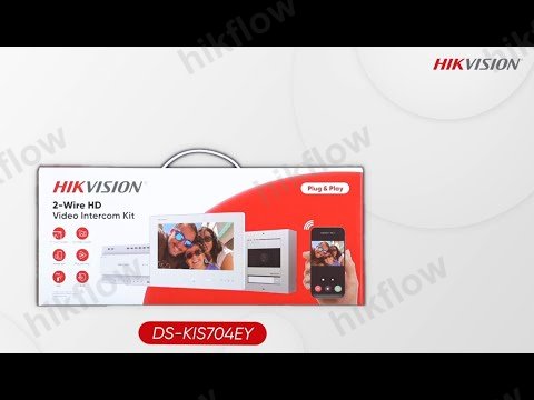 Hikvision DS-KIS704EY 2-Telli IP İnterkom Kiti