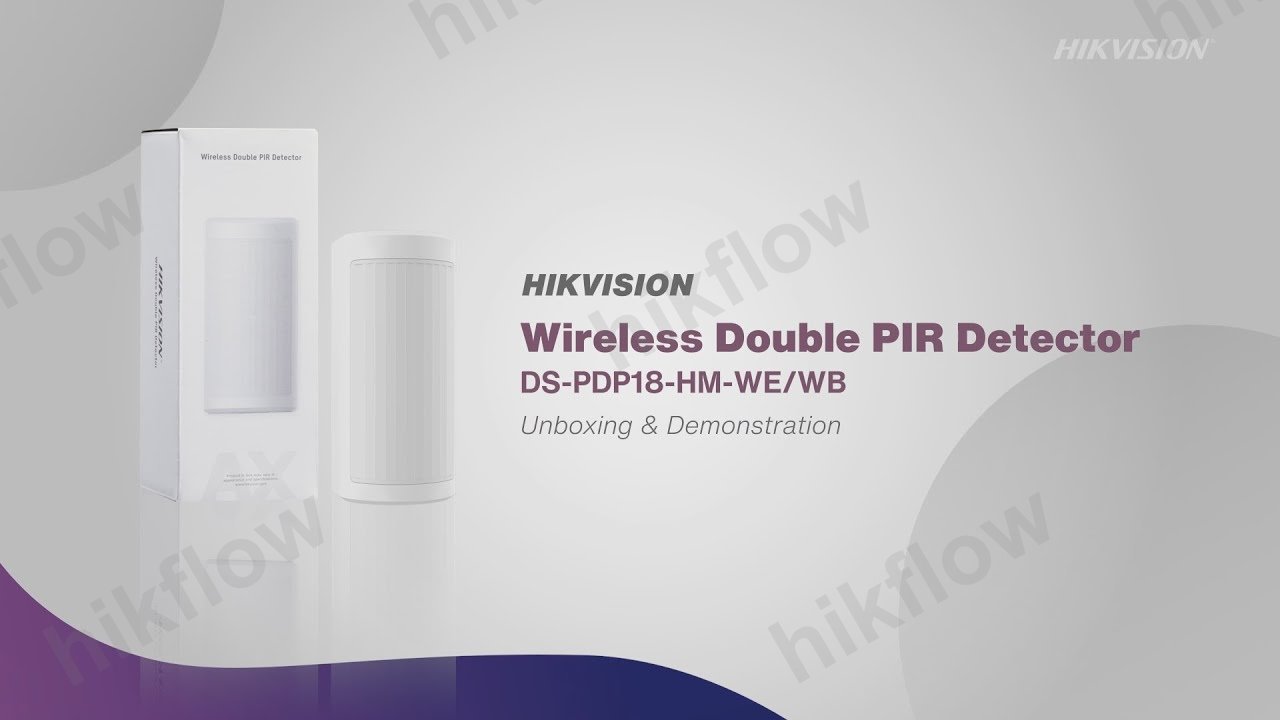 Hikvision DS-PD201P10-WE Kablosuz PIR Dedektör