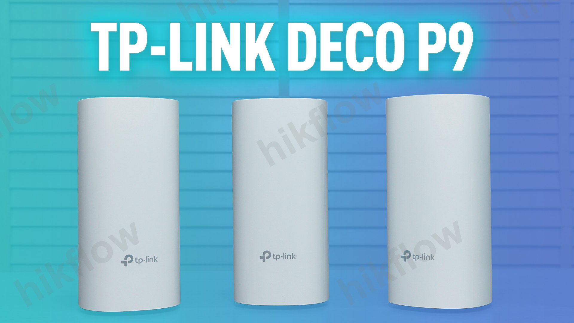 TP-Link Deco P9 AC1200 + AV1000 Whole Home Hybrid Mesh Wi-Fi Sistemi