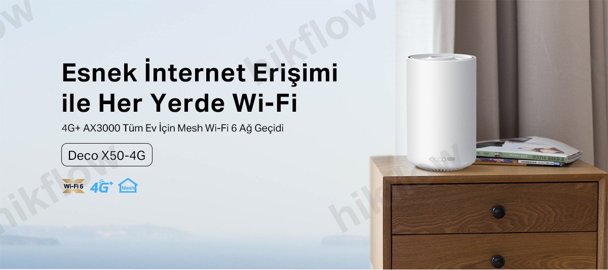 TP-Link Deco X50-4G AX3000 4G+ Mesh WiFi 6 Router