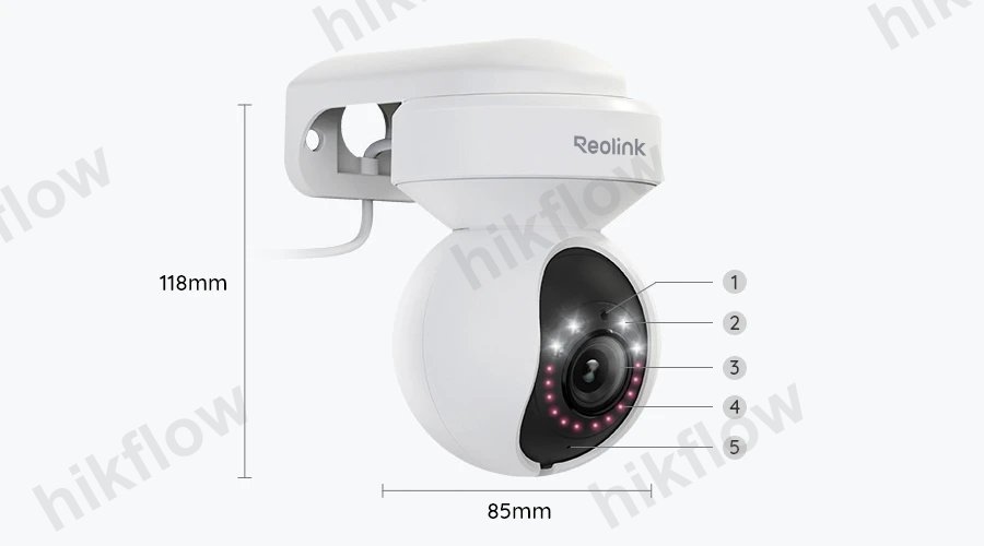 Reolink E1 Outdoor Pro 8MP Akıllı PTZ Wi-Fi Kamera