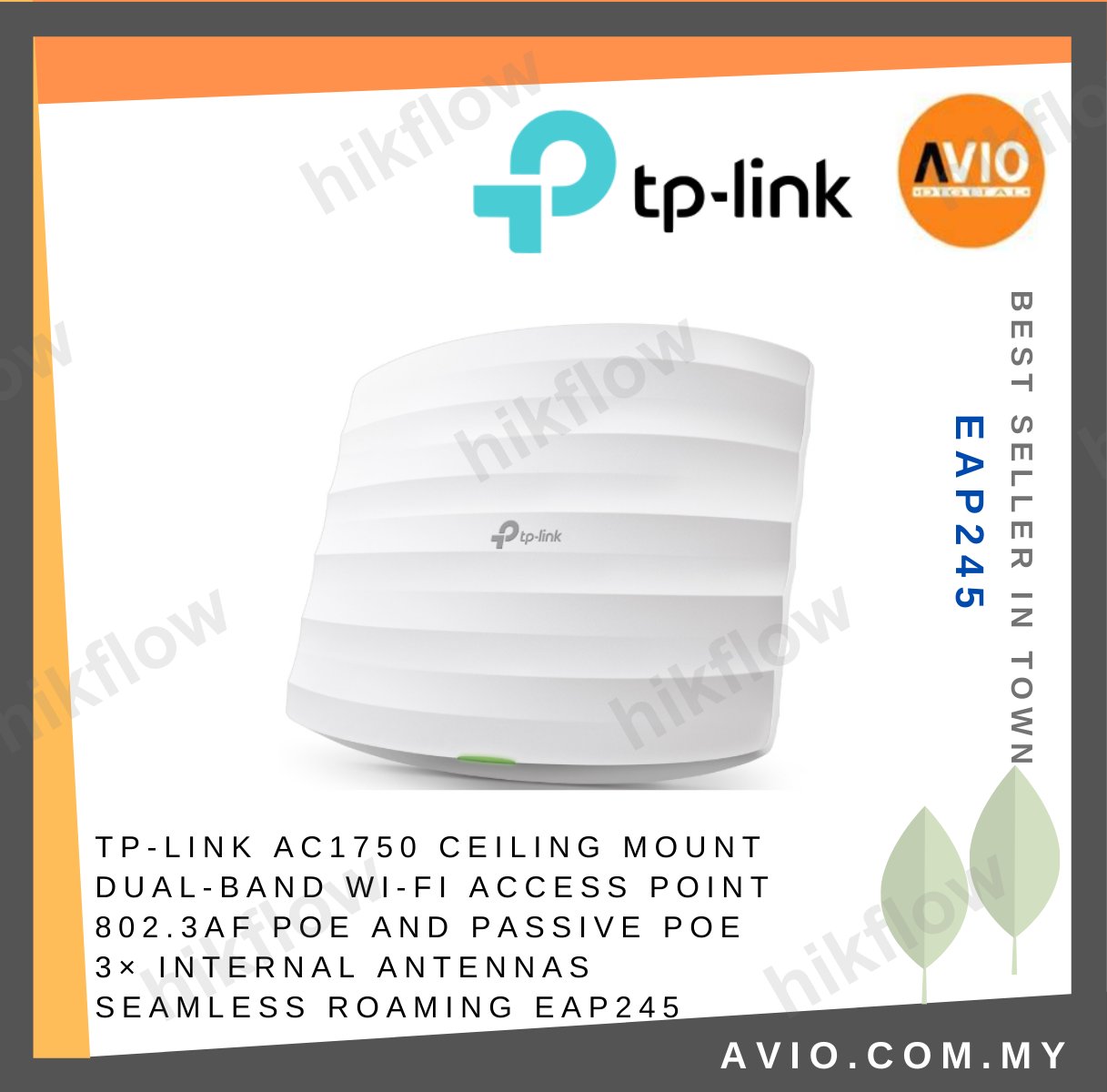 TP-Link EAP245 AC1750 Wireless Dual Band Gigabit Access Point