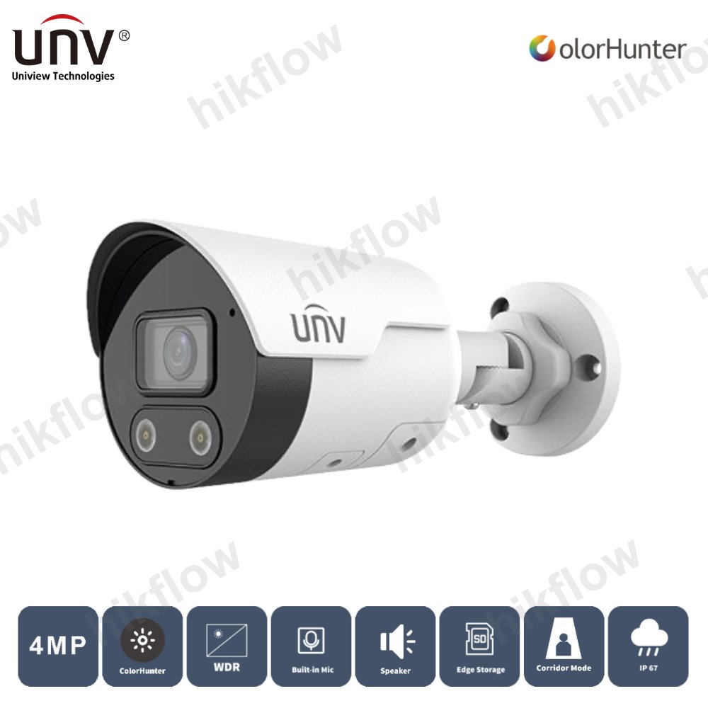 Uniview IPC2124LE-ADF28KMC-WL 4MP ColorHunter IP Kamera