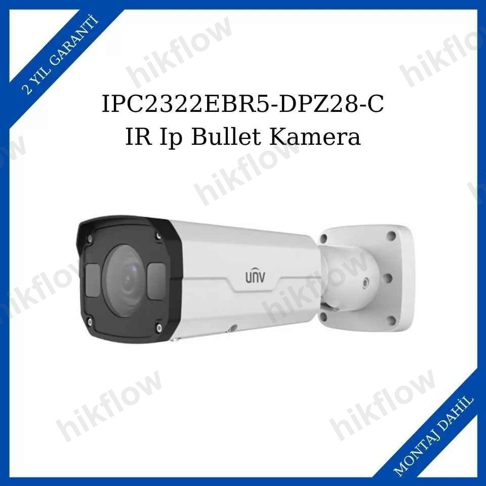 Uniview IPC2322EBR5-DPZ28-C 2MP Motorize Bullet IP Kamera