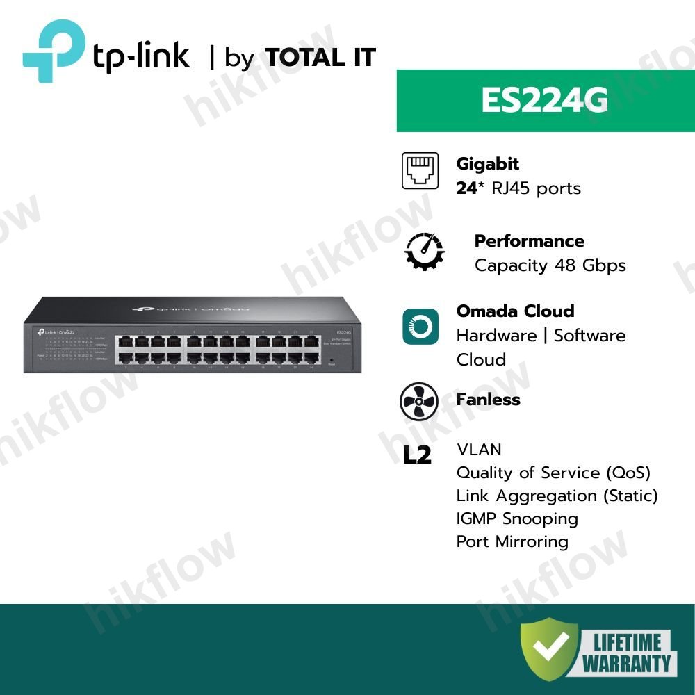 TP-Link Omada ES224G 24 Port Akıllı Yönetilebilir Switch
