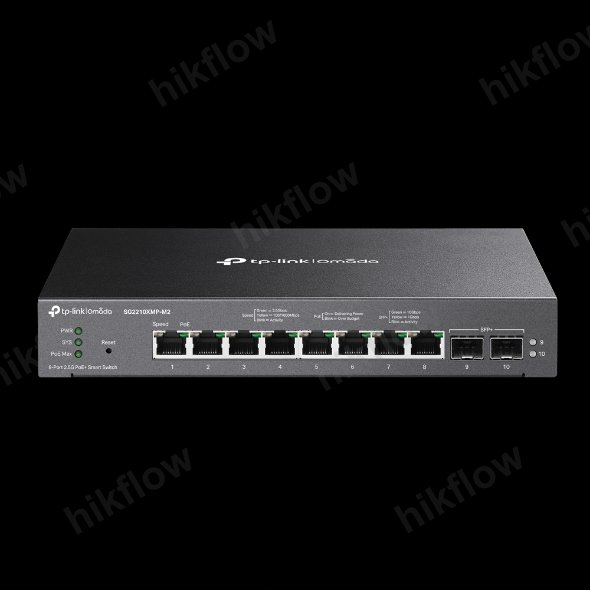 TP-Link Omada SG2210XMP-M2 8 Port 2.5G PoE+ 2 Port 10G SFP+ Switch