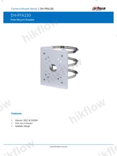 Dahua PFA150 Direk Montaj Aparatı