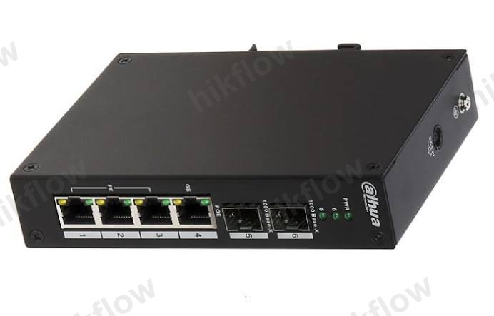 Dahua PFS3206-4P-96 4 Port Endüstriyel PoE Switch