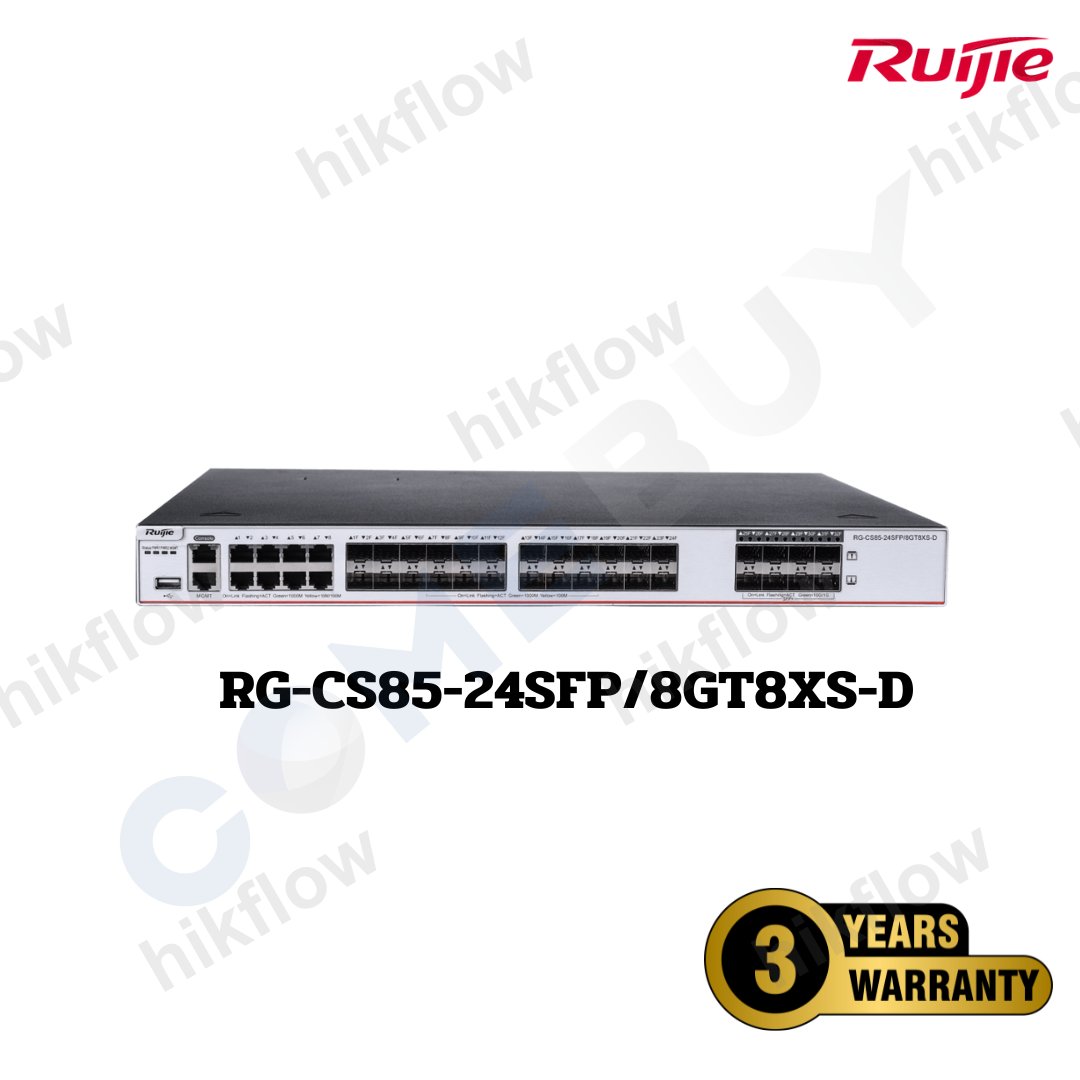 Ruijie Reyee RG-CS85-24GT4XS-UP 24 Port L3 Yönetilebilir Switch