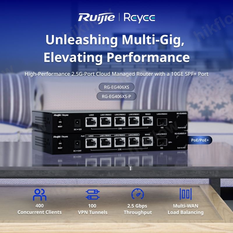 Ruijie Reyee RG-EG406XS-P 6 Port 10G PoE Gateway