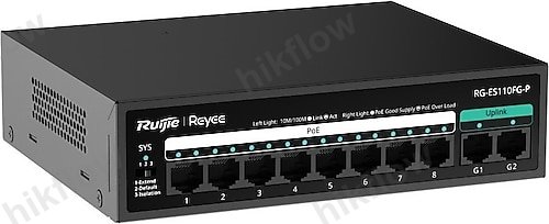 Ruijie Reyee RG-ES110FG-P 10-Port Gigabit PoE Switch