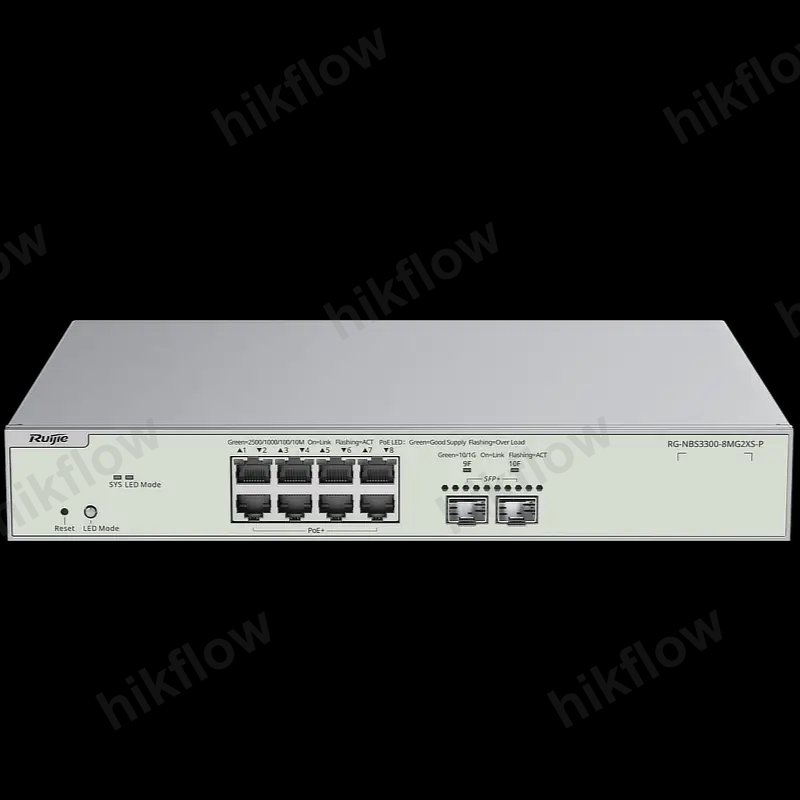 Ruijie Reyee RG-NBS3300-8MG2XS-P 8 Port 2.5G PoE Switch