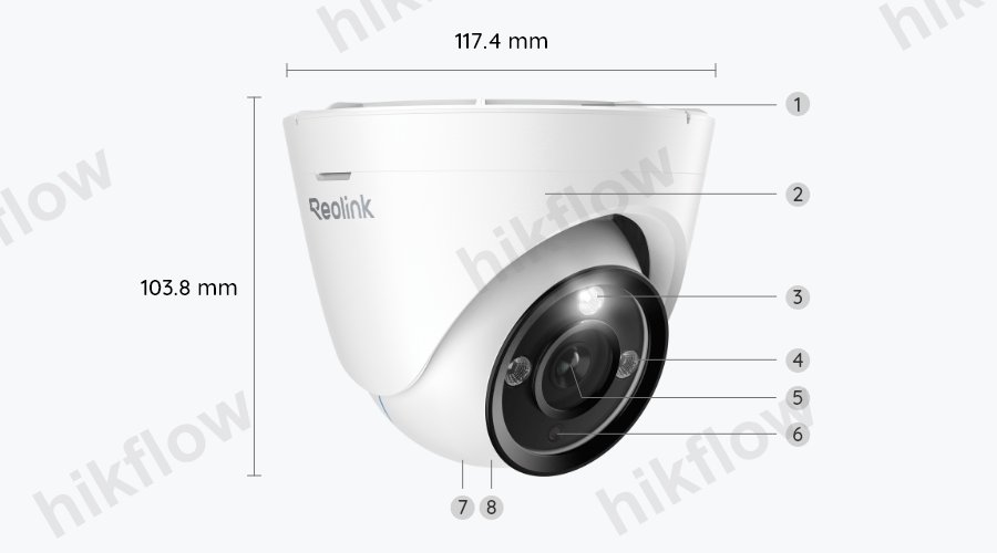 Reolink RLC-833A 8MP 4K Akıllı PoE IP Kamera