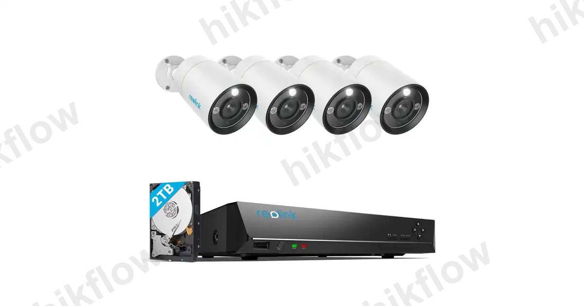 Reolink RLK8-1200D4-A 12MP Akıllı PoE Güvenlik Kamera Sistemi