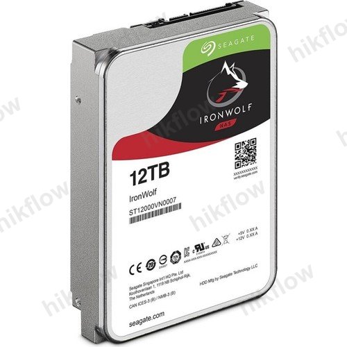 Seagate IronWolf 12TB 7200RPM 256MB SATA3 HDD (ST12000VN0008)