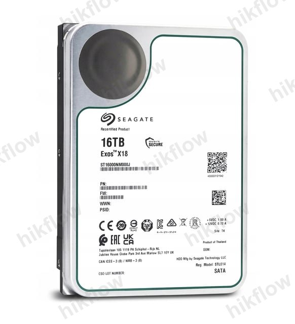 Seagate Exos X16 16TB 7200RPM 256MB SATA3 HDD (ST16000NM000J)