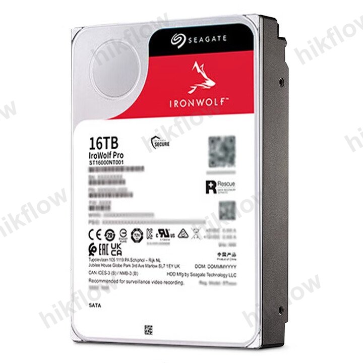 Seagate IronWolf Pro 16TB 7200RPM 256MB SATA3 HDD (ST16000NT001)