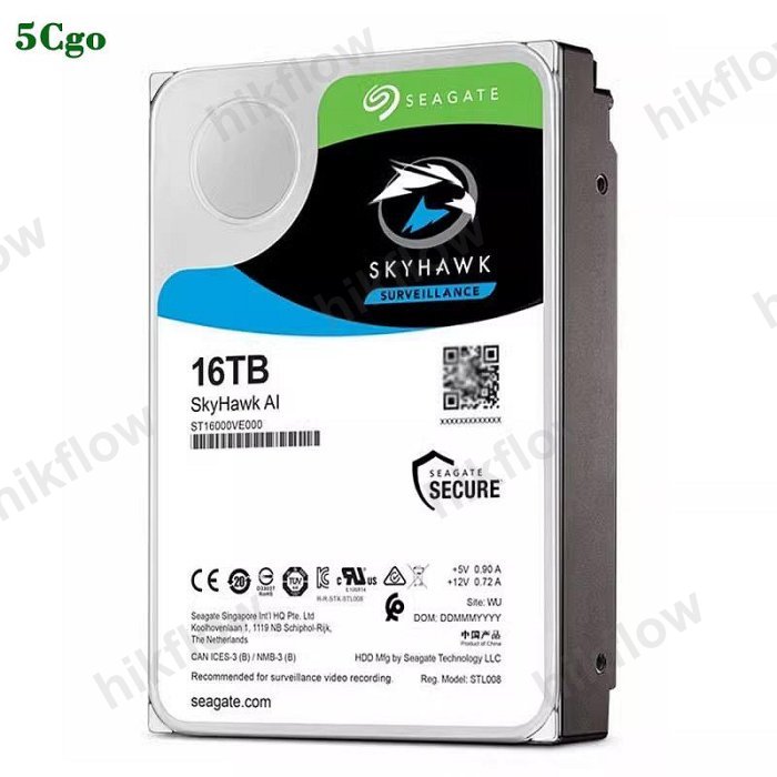 Seagate SkyHawk AI 16TB ST16000VE000 Güvenlik Diski