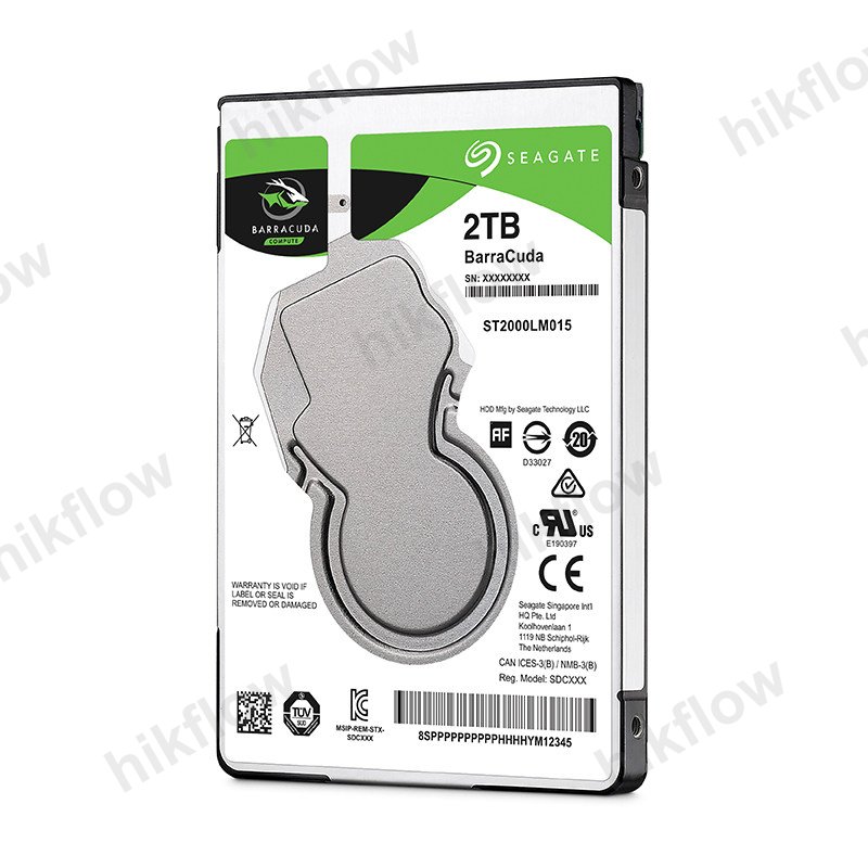 Seagate BarraCuda 2TB 2.5" 5400RPM 128MB SATA3 HDD (ST2000LM015)