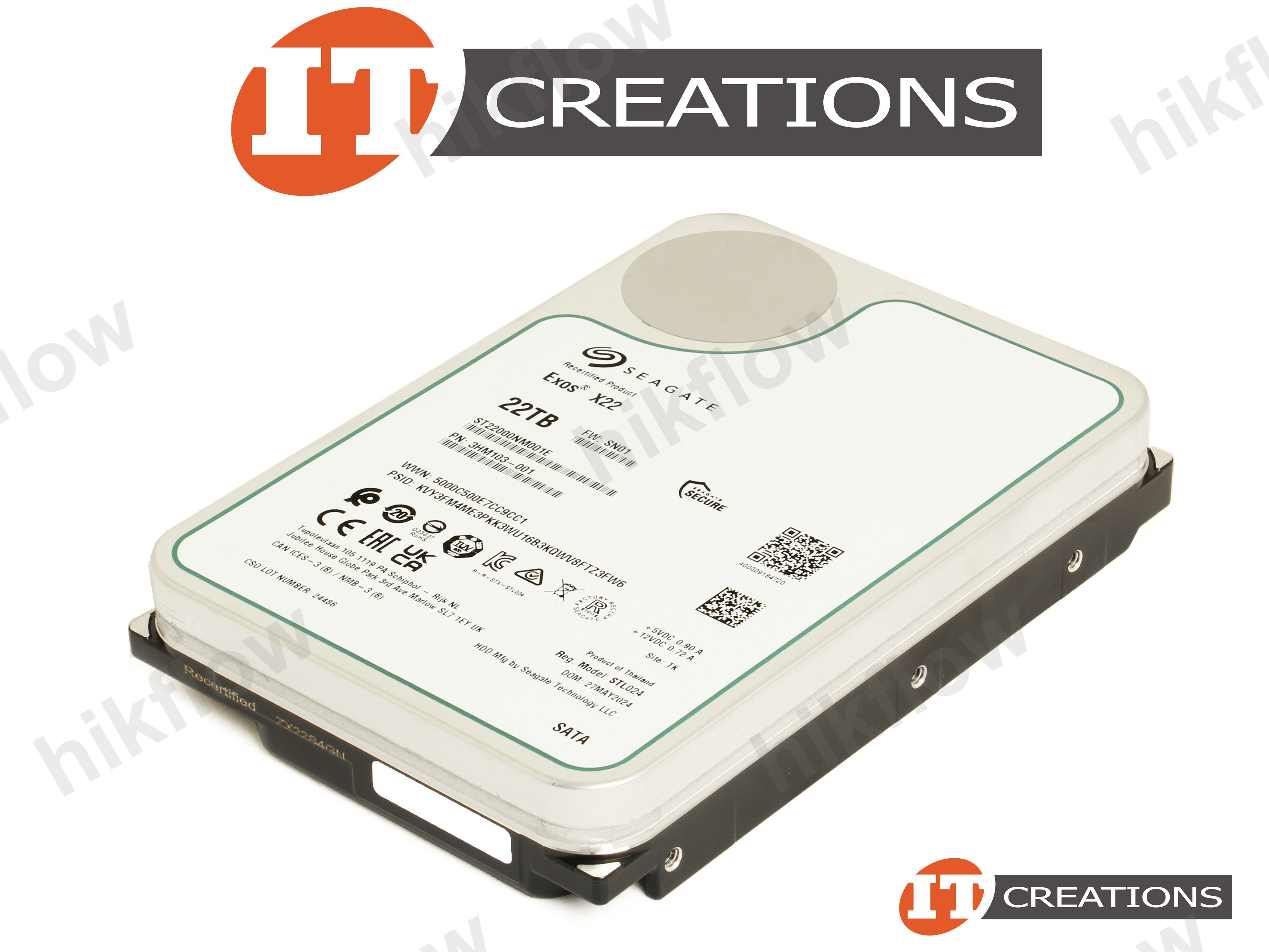 Seagate Exos X22 ST22000NM001E 22 TB Kurumsal HDD