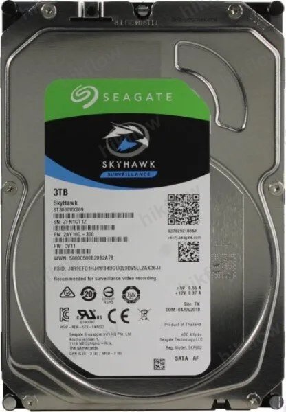 Seagate SkyHawk ST3000VX009 3TB Güvenlik Diski