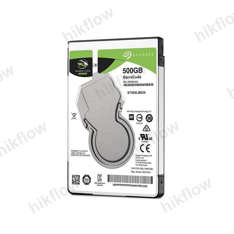 Seagate BarraCuda 500GB 2.5" 5400RPM 128MB SATA3 HDD (ST500LM030)