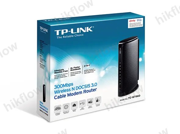 TP-Link TC-W7960 300 Mbps Kablo Modem Router