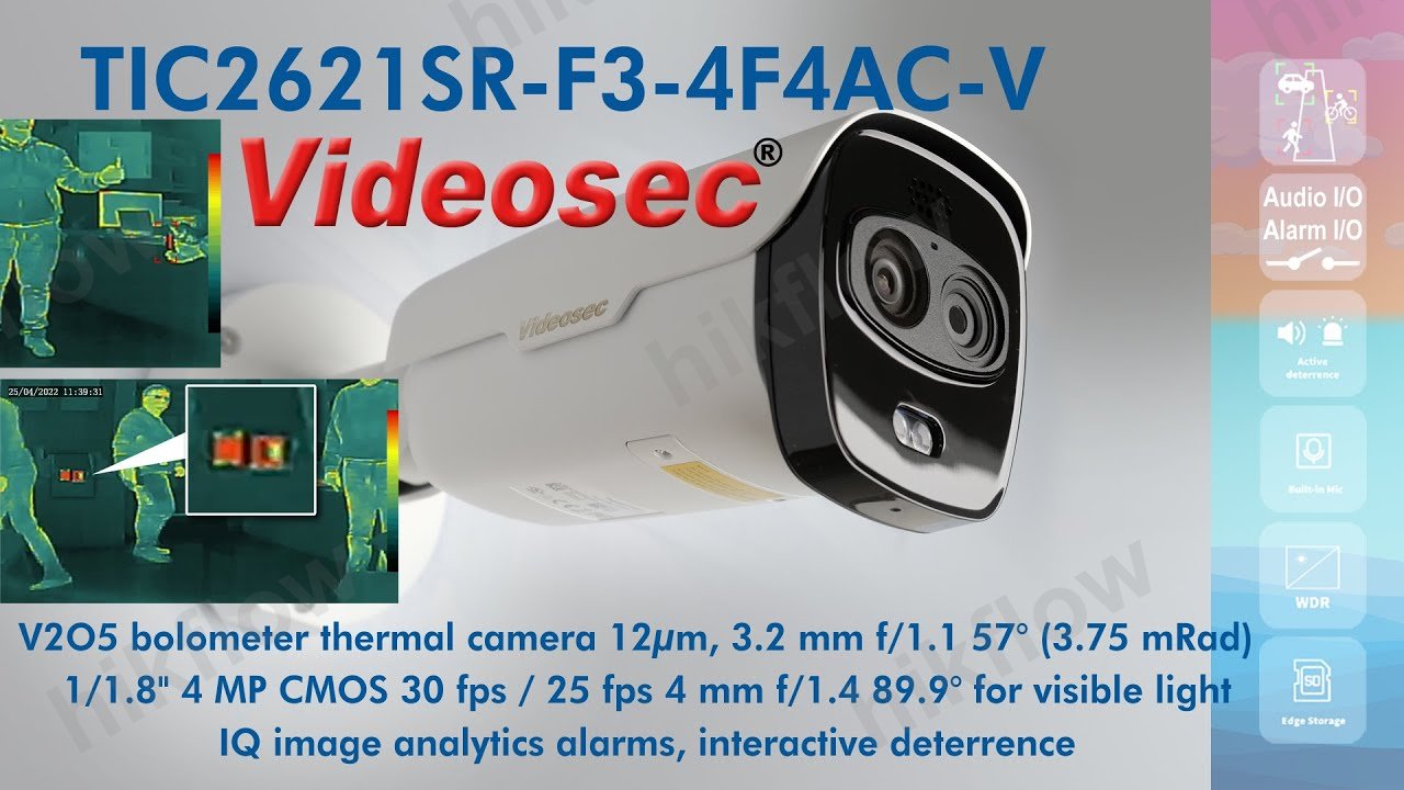 Tiandy TIC3612SA-F2-4F3AC-I1 2MP Termal & Optik Bullet Kamera