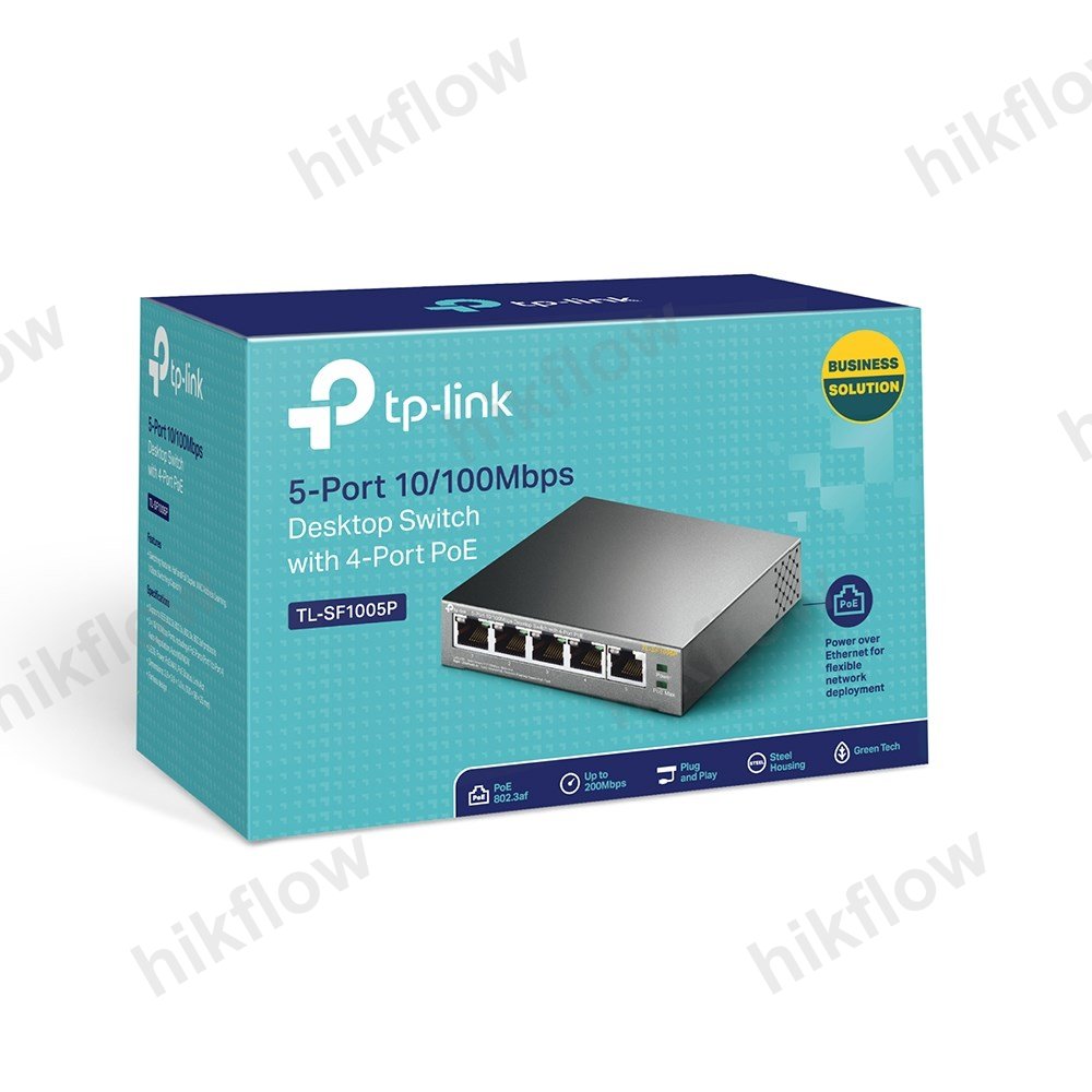 TP-Link TL-SF1005P 5-Port 10/100Mbps 4-Port PoE Switch