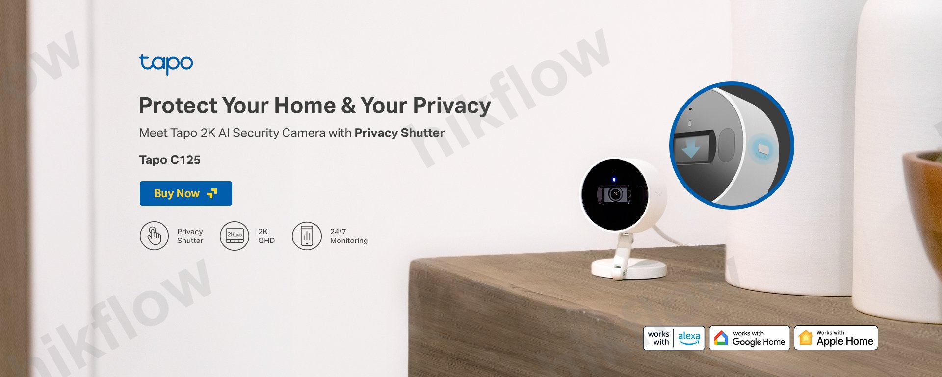 TP-Link Tapo C125 2K QHD Wi-Fi Güvenlik Kamerası