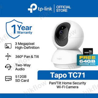 TP-Link Tapo TC71 3MP Wi-Fi Pan/Tilt Güvenlik Kamerası