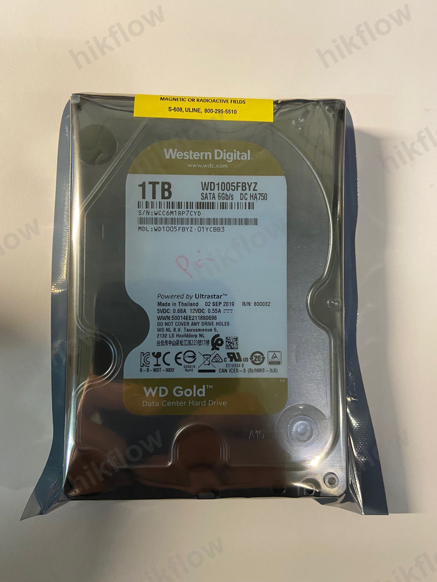 Western Digital Gold 10TB WD1005FBYZ Kurumsal HDD