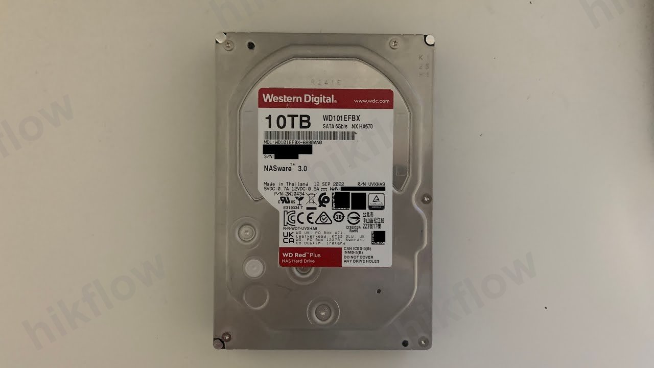 Western Digital Red Plus 10TB NAS HDD (WD101EFBX)
