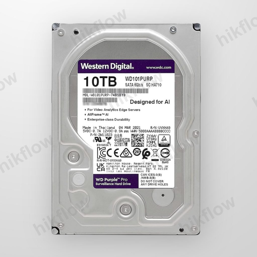 Western Digital Purple Pro 10TB (WD101PURP) Güvenlik Diski